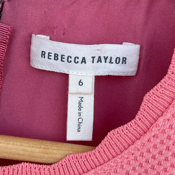 rebecca taylor Textured Fit & Flare Dress 6 - Picture 8 of 10